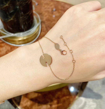 [Clover Jewelery]JEUX DE BRACELET MOP PINK GOLD DIAMONDS