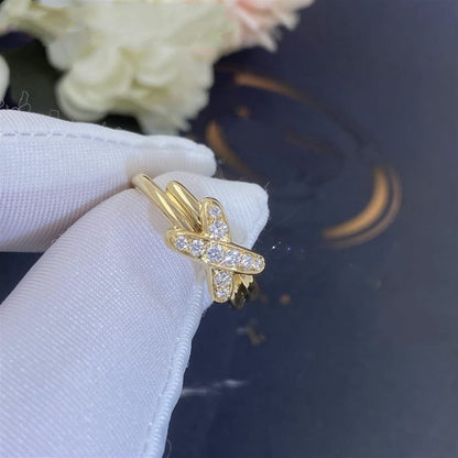 [Clover Jewelery]JEUX DE GOLD DIAMOND RING