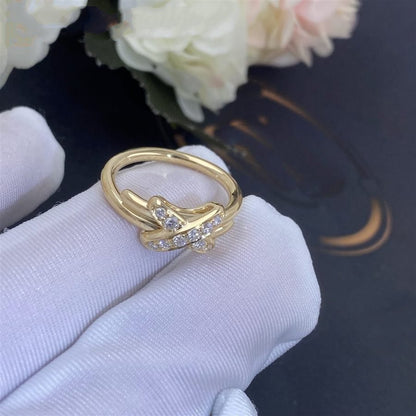 [Clover Jewelery]JEUX DE GOLD DIAMOND RING