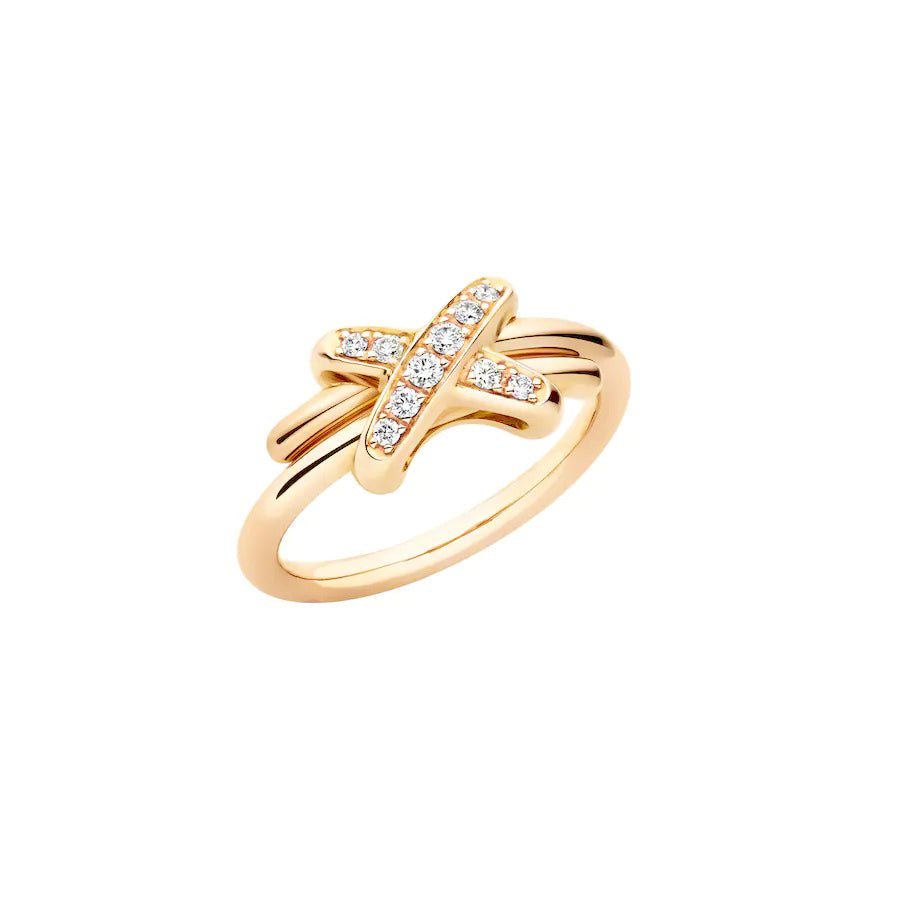 [Clover Jewelery]JEUX DE GOLD DIAMOND RING