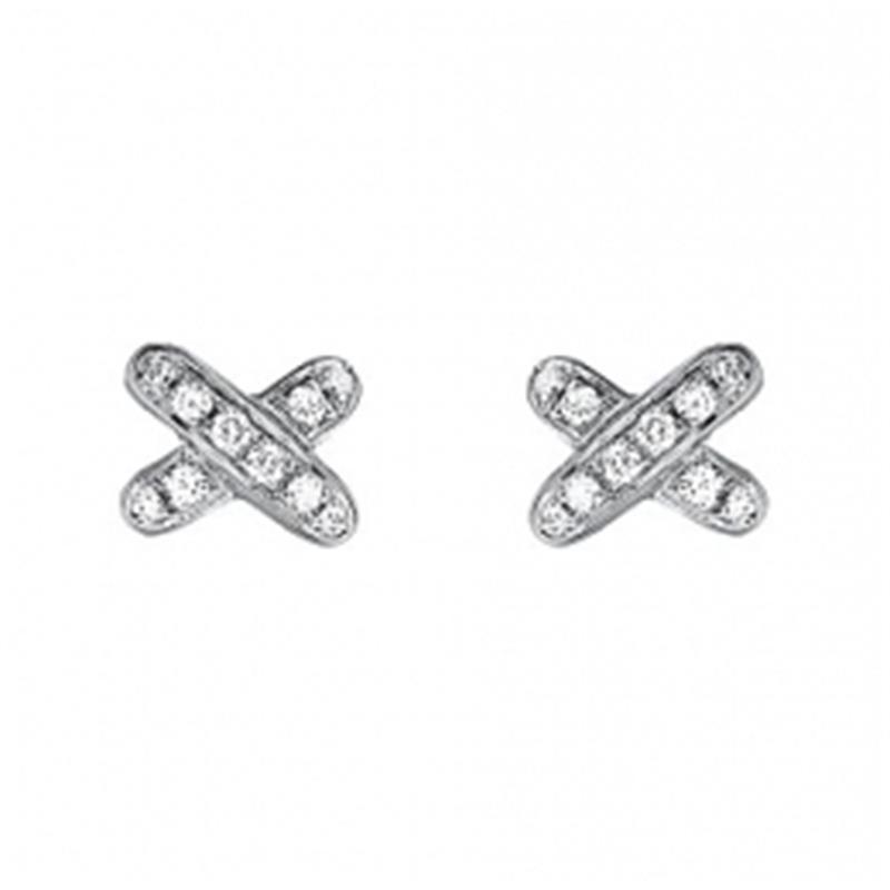 [Clover Jewelery]JEUX DE DIAMOND EARRINGS