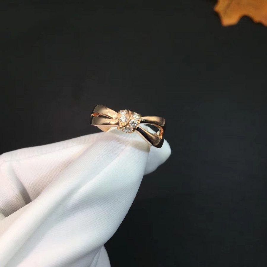 [Clover Jewelery]LIENS RING PINK GOLD DIAMOND