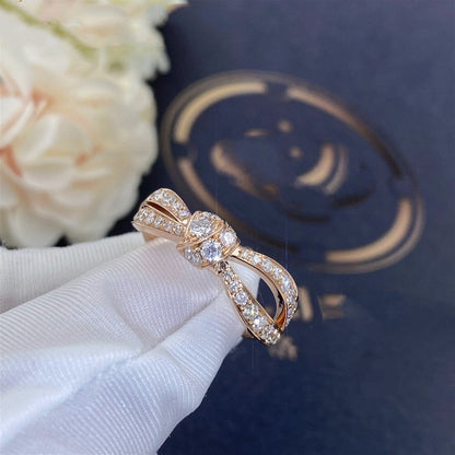 [Clover Jewelery]LIENS PINK GOLD DIAMOND RING