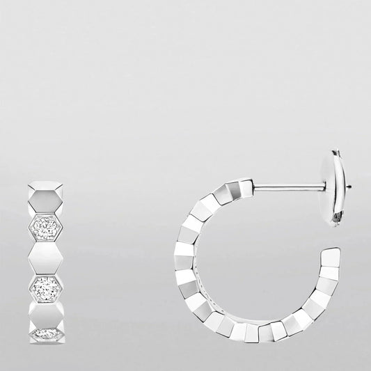 [Clover Jewelery]Hollow Design Four-Leaf Clover Flower Shape Ring