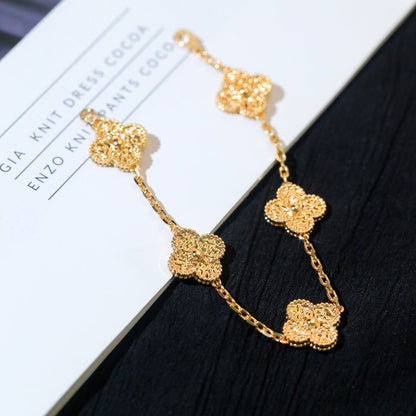 [Clover Jewelery]CLOVER 5 MOTIFS BRONZING BRACELET