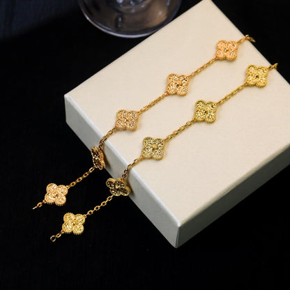 [Clover Jewelery]CLOVER 5 MOTIFS BRONZING BRACELET