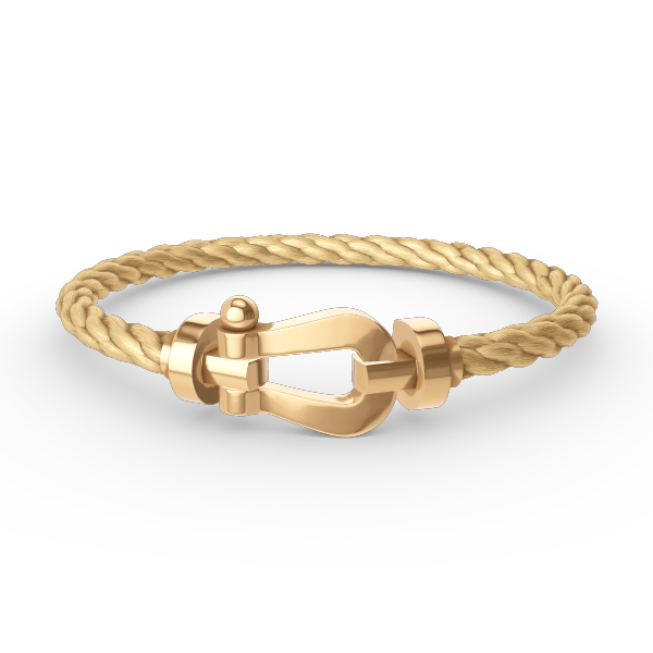 [Clover Jewelery]FORCE LARGE HORSESHOE NO DIAMOND BRACELET GOLD