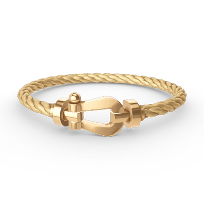 [Clover Jewelery]FORCE LARGE HORSESHOE NO DIAMOND BRACELET GOLD