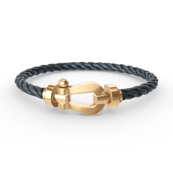 [Clover Jewelery]FORCE LARGE HORSESHOE NO DIAMOND BRACELET GOLD