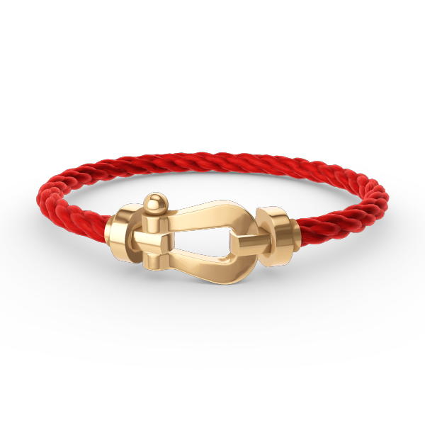 [Clover Jewelery]FORCE LARGE HORSESHOE NO DIAMOND BRACELET GOLD