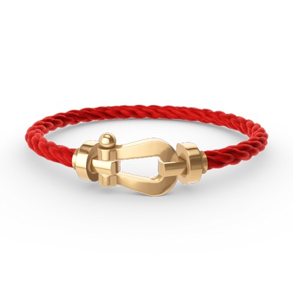 [Clover Jewelery]FORCE LARGE HORSESHOE NO DIAMOND BRACELET GOLD