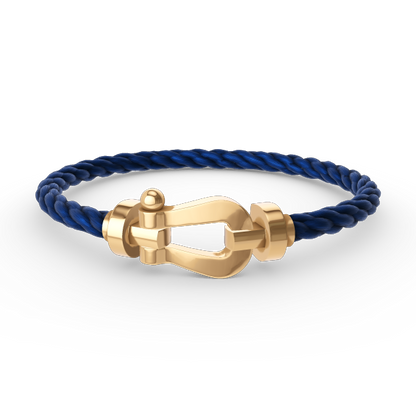 [Clover Jewelery]FORCE LARGE HORSESHOE NO DIAMOND BRACELET GOLD