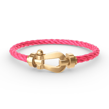 [Clover Jewelery]FORCE LARGE HORSESHOE NO DIAMOND BRACELET GOLD