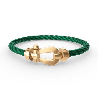 [Clover Jewelery]FORCE LARGE HORSESHOE NO DIAMOND BRACELET GOLD