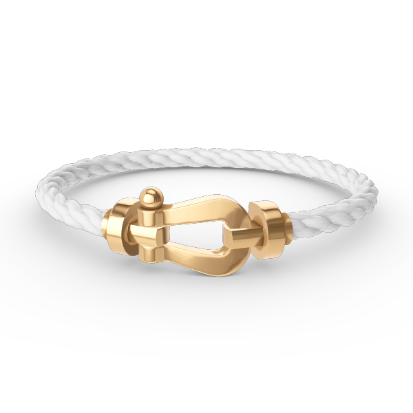 [Clover Jewelery]FORCE LARGE HORSESHOE NO DIAMOND BRACELET GOLD