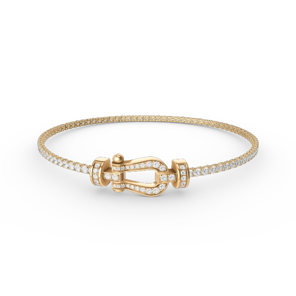 [Clover Jewelery]FORCE  HORSESHOE  DIAMOND TENNIS BRACELET