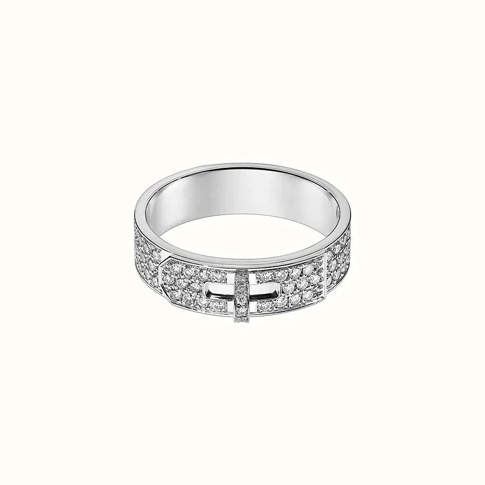 [Clover Jewelery]KELLY SILVER DIAMOND RING