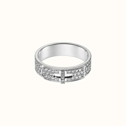 [Clover Jewelery]KELLY SILVER DIAMOND RING
