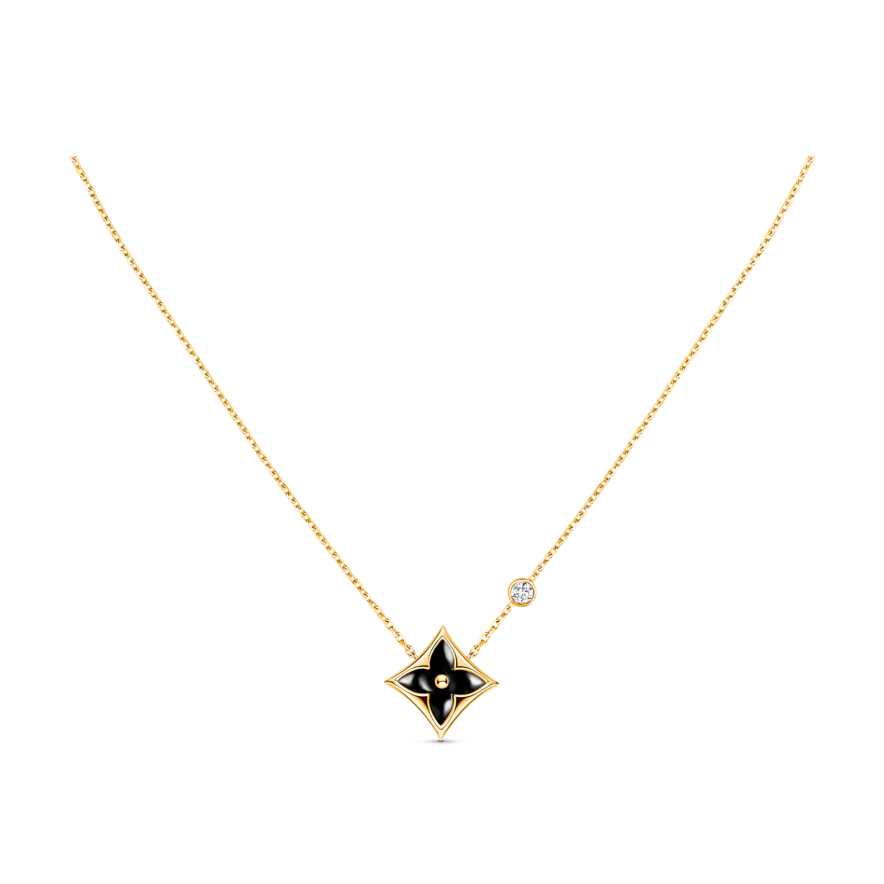 [Clover Jewelery]STAR BLACK MOP NECKLACE