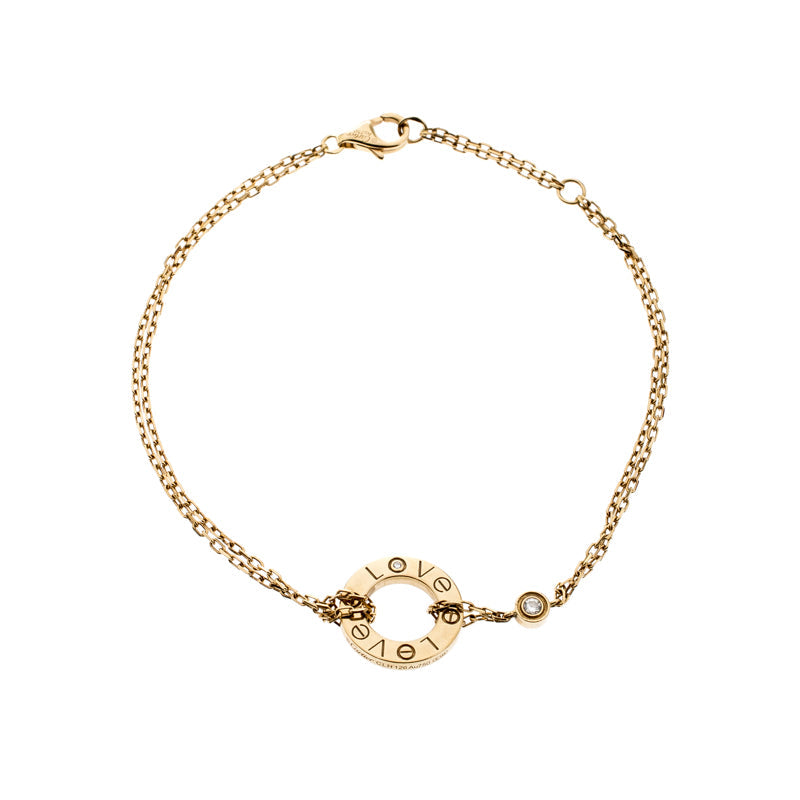 [Clover Jewelery]LOVE BRACELET 2 DIAMOND
