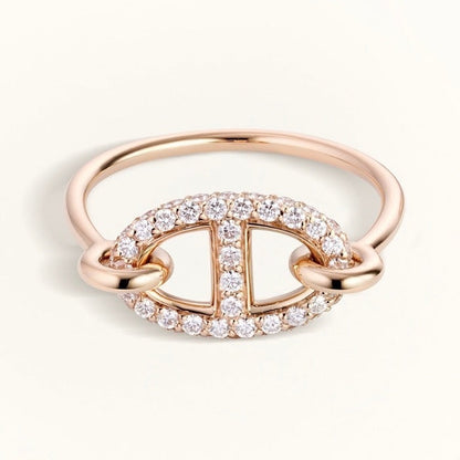 [Clover Jewelery]RONDE SMALL DIAMOND RING