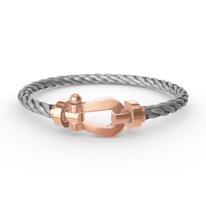 [Clover Jewelery]FORCE LARGE HORSESHOE NO DIAMOND BRACELET ROSE GOLD