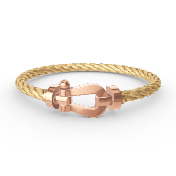 [Clover Jewelery]FORCE LARGE HORSESHOE NO DIAMOND BRACELET ROSE GOLD