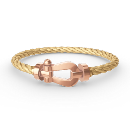 [Clover Jewelery]FORCE LARGE HORSESHOE NO DIAMOND BRACELET ROSE GOLD