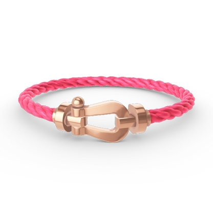 [Clover Jewelery]FORCE LARGE HORSESHOE NO DIAMOND BRACELET ROSE GOLD