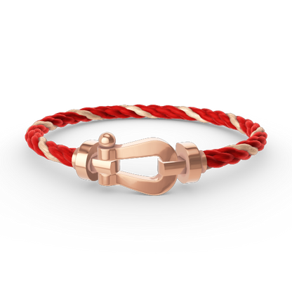 [Clover Jewelery]FORCE LARGE HORSESHOE NO DIAMOND BRACELET ROSE GOLD