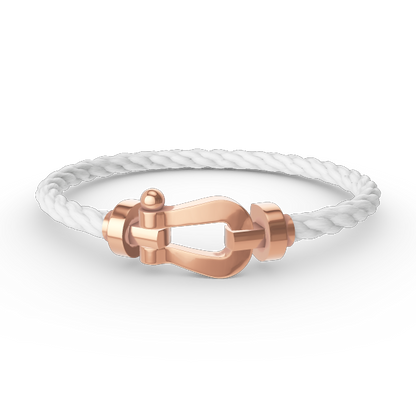 [Clover Jewelery]FORCE LARGE HORSESHOE NO DIAMOND BRACELET ROSE GOLD