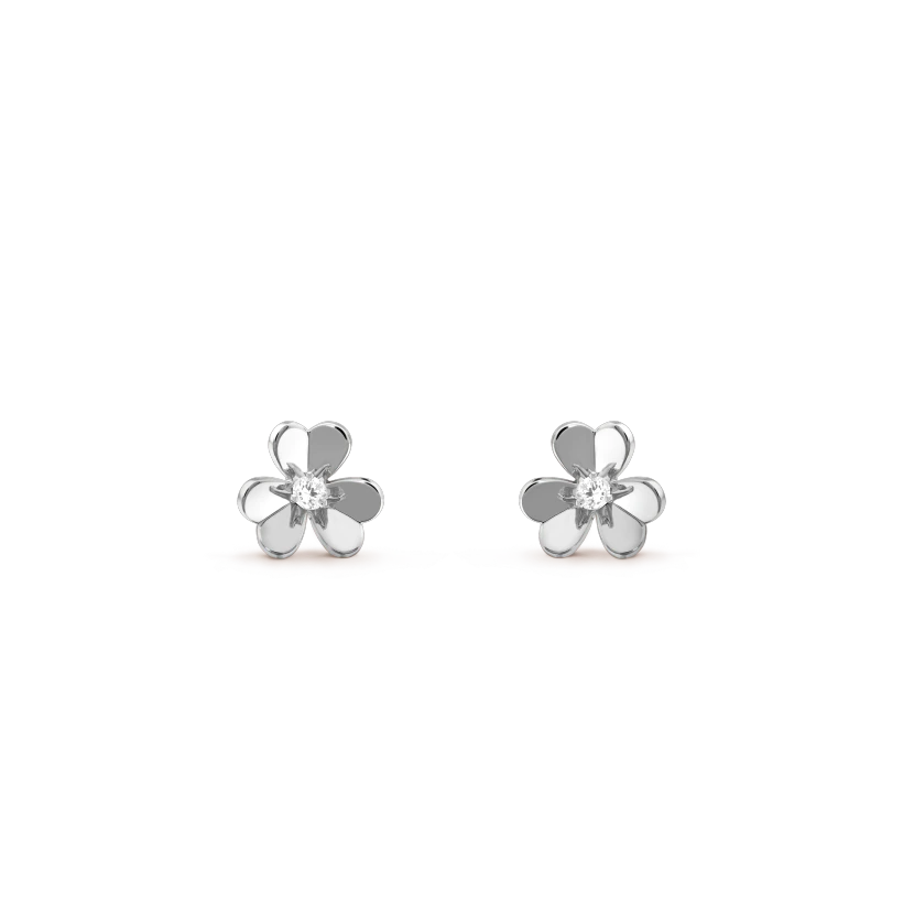 [Clover Jewelery]FRIVOLE MINI SILVER FLOWER EARRINGS