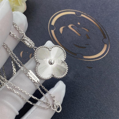 [Clover Jewelery]CLOVER 25MM SILVER BIG CLOVER NECKLACE