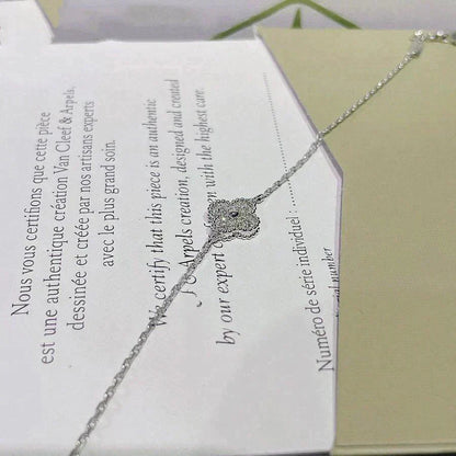 [Clover Jewelery]CLOVER  SINGLE FLOWER BRACELET SILVER