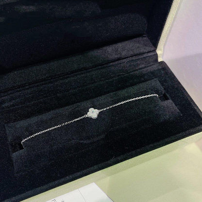 [Clover Jewelery]CLOVER  SINGLE FLOWER BRACELET SILVER