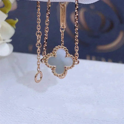 [Clover Jewelery]CLOVER WHITE MOP SINGLE FLOWER BRACELET