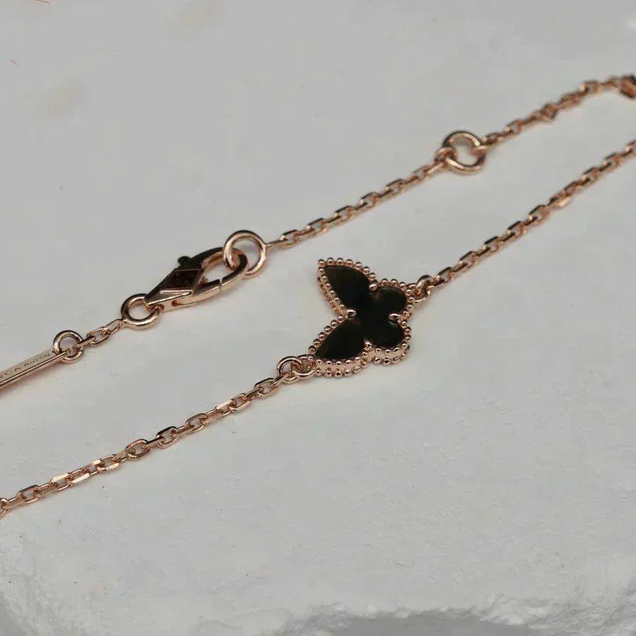 [Clover Jewelery]BUTTERFLY ONYX  BUTTERFLY BRACELET