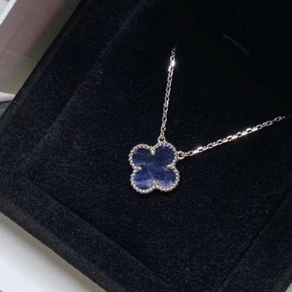 [Clover Jewelery]CLOVER 15MM PIETERSITE NECKLACE SILVER