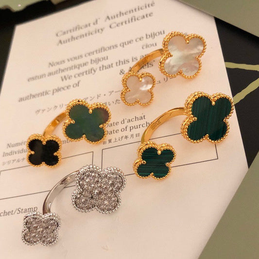 [Clover Jewelery]CLOVER BETWEEN THE FINGER RING