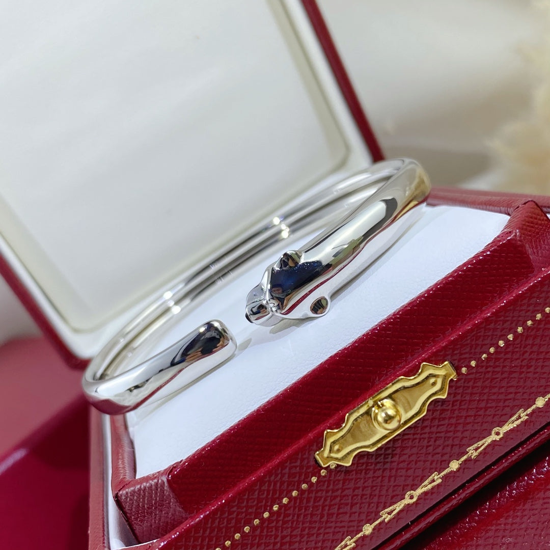 [Clover Jewelery]PANTHERE SILVER OPEN BRACELET