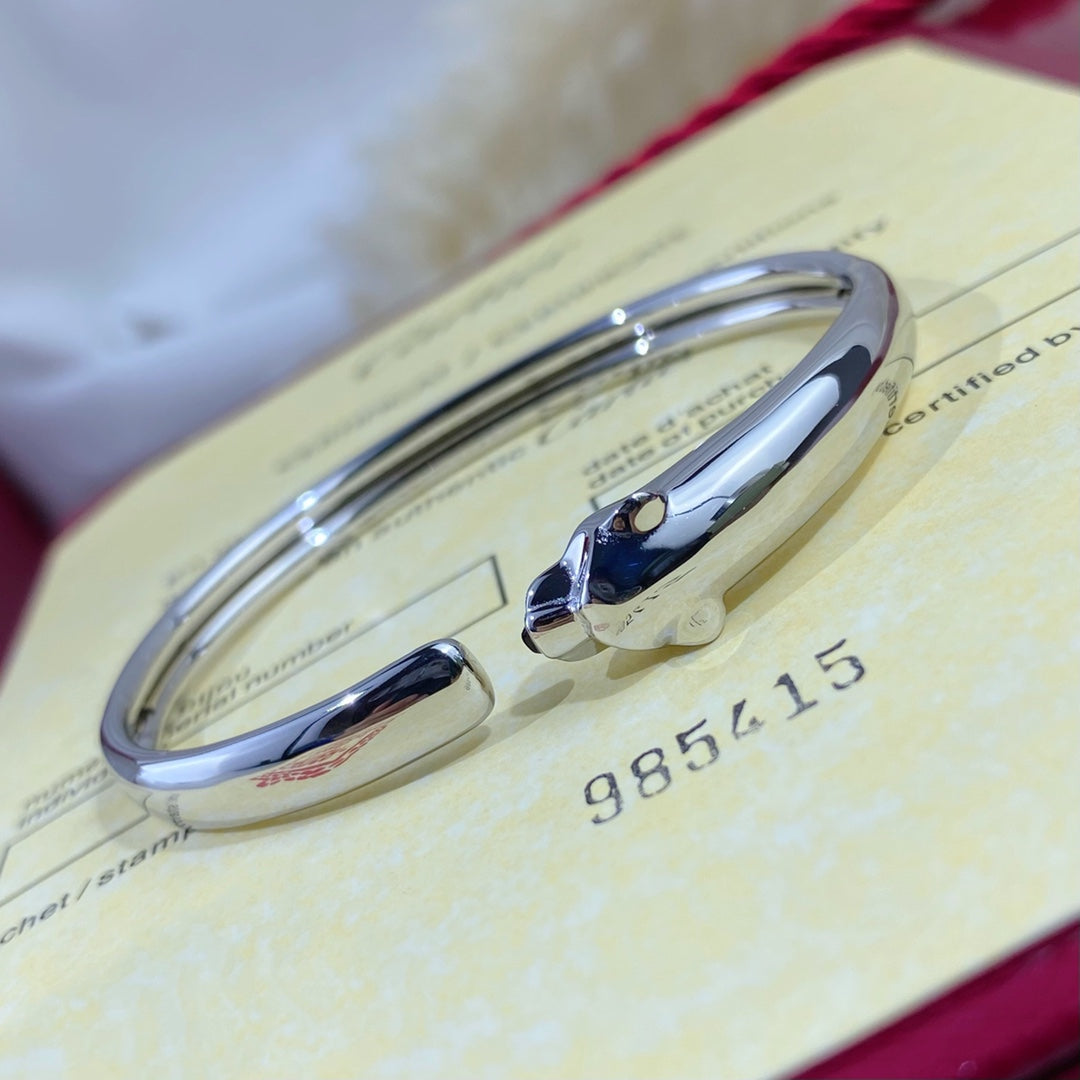 [Clover Jewelery]PANTHERE SILVER OPEN BRACELET