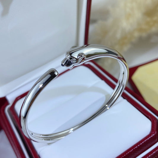 [Clover Jewelery]PANTHERE SILVER OPEN BRACELET