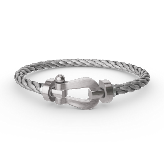 [Clover Jewelery]FORCE LARGE HORSESHOE NO DIAMOND BRACELET SILVER