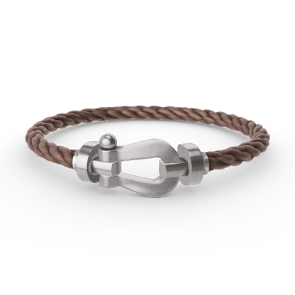 [Clover Jewelery]FORCE LARGE HORSESHOE NO DIAMOND BRACELET SILVER