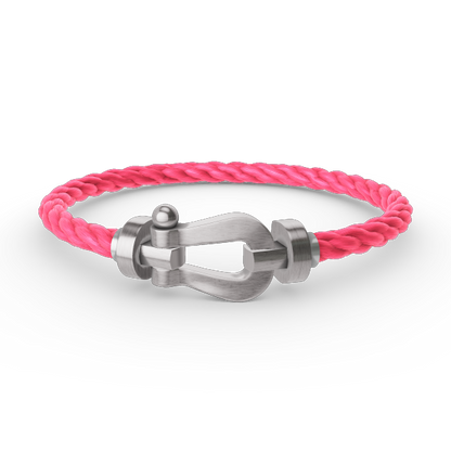 [Clover Jewelery]FORCE LARGE HORSESHOE NO DIAMOND BRACELET SILVER